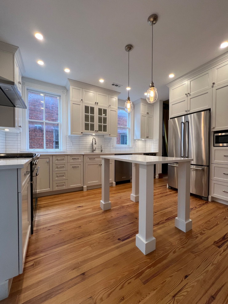 Mt. Pleasant kitchen in NW DC row home