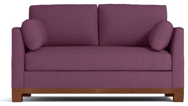 Avalon Apartment Size Sleeper Sofa Innerspring Mattress Amethyst