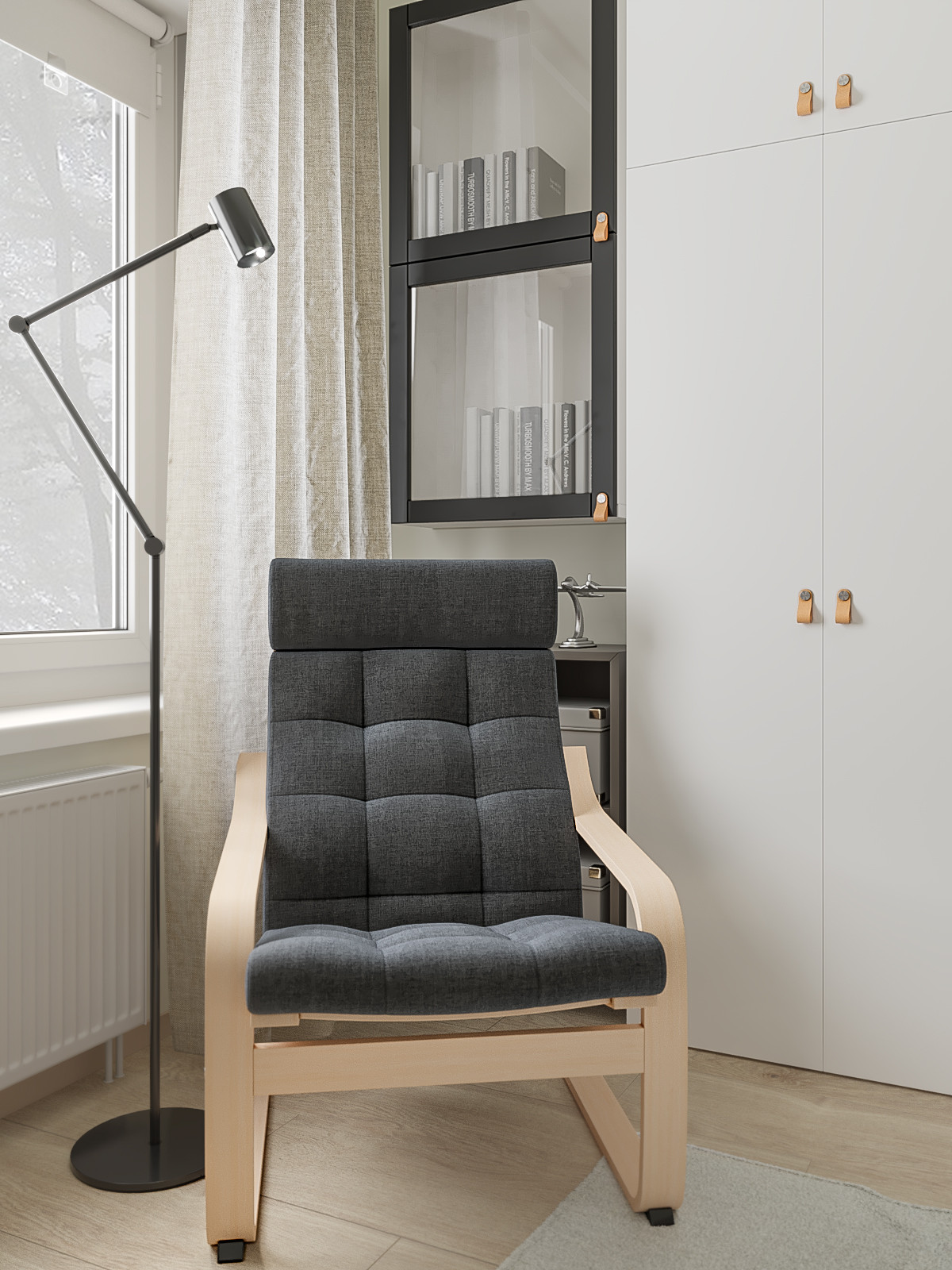 Проект светлой квартиры в Санкт-Петербурге |  Площадь: 68.34 м2.