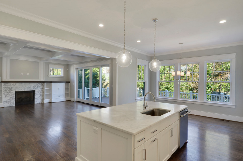 Inspiration for a transitional kitchen remodel in DC Metro