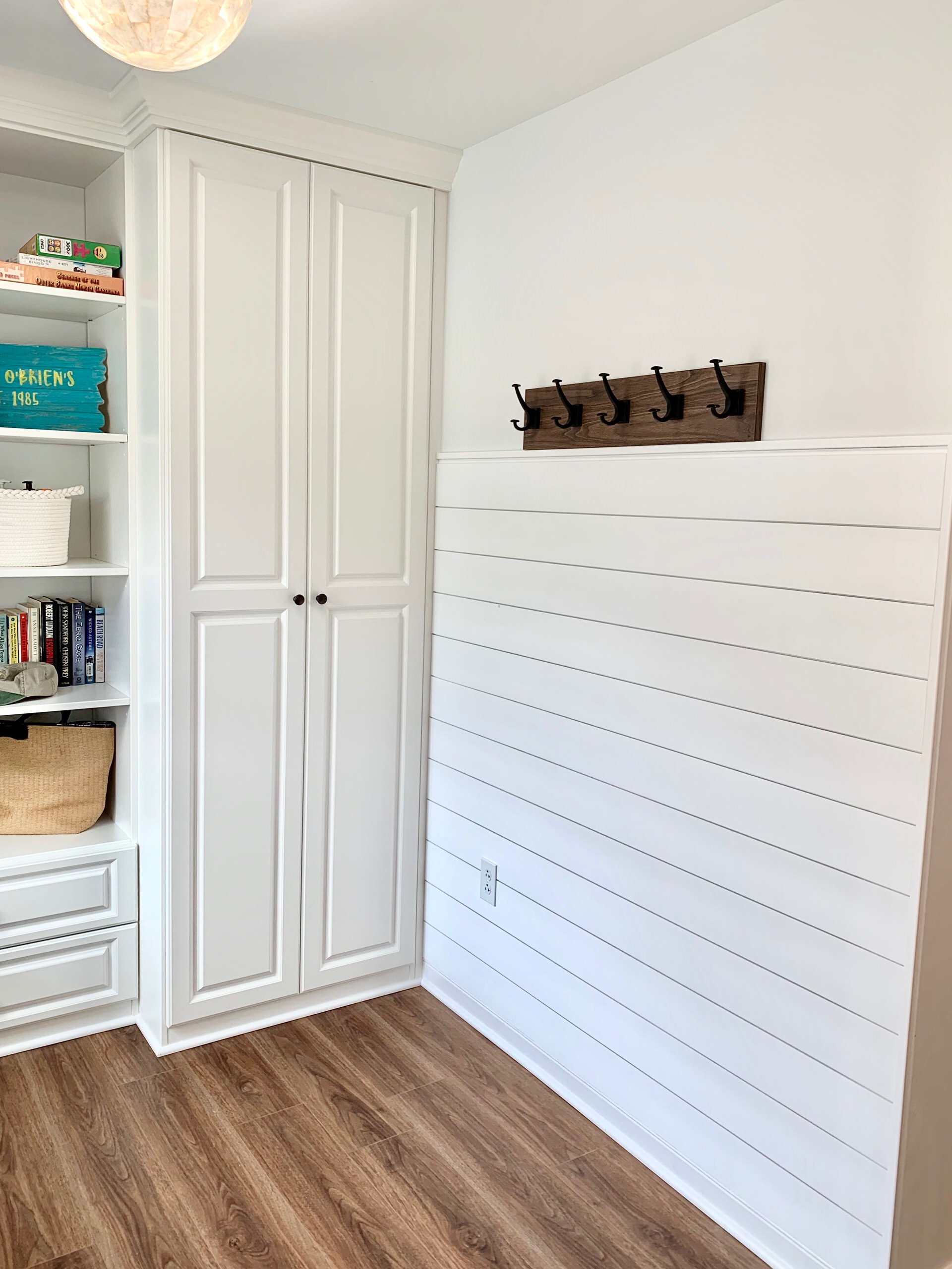 Mudroom with Bench Seat & Ship Lap