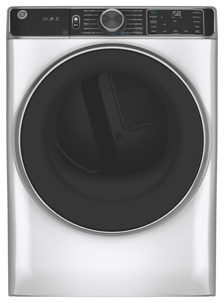 GE 28 Front Load Electric Dryer in White Dryers by Appliances