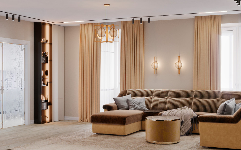 ДИЗАЙН ИНТЕРЬЕРА КВАРТИРЫ В ЖК КАМЕЛОТ, 120 КВ.М