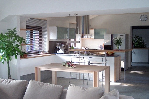 Design di interni modern-vardagsrum