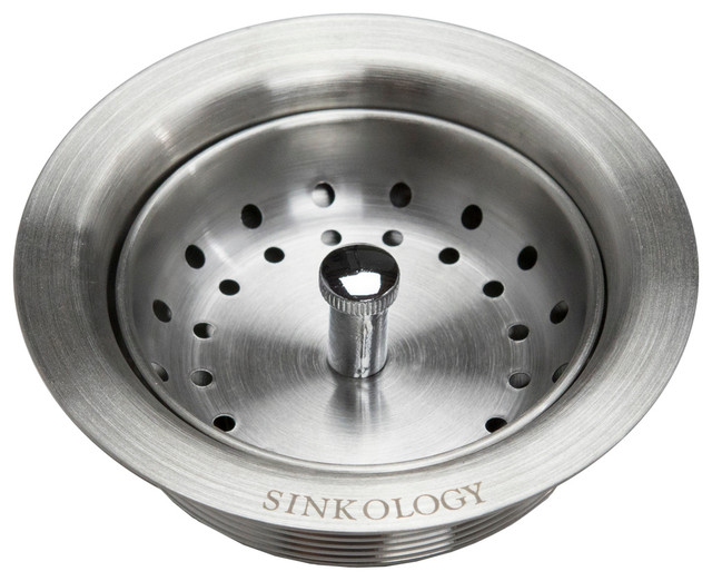 Sinkology Kitchen Sink Strainer Drain, Stainless Steel