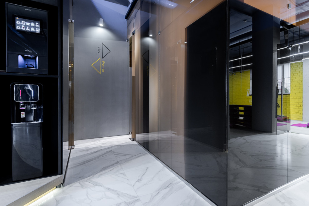 Дизайн интерьера фитнес центра.