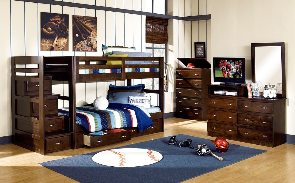 Dylan III Merlot Kids Bedroom Collection