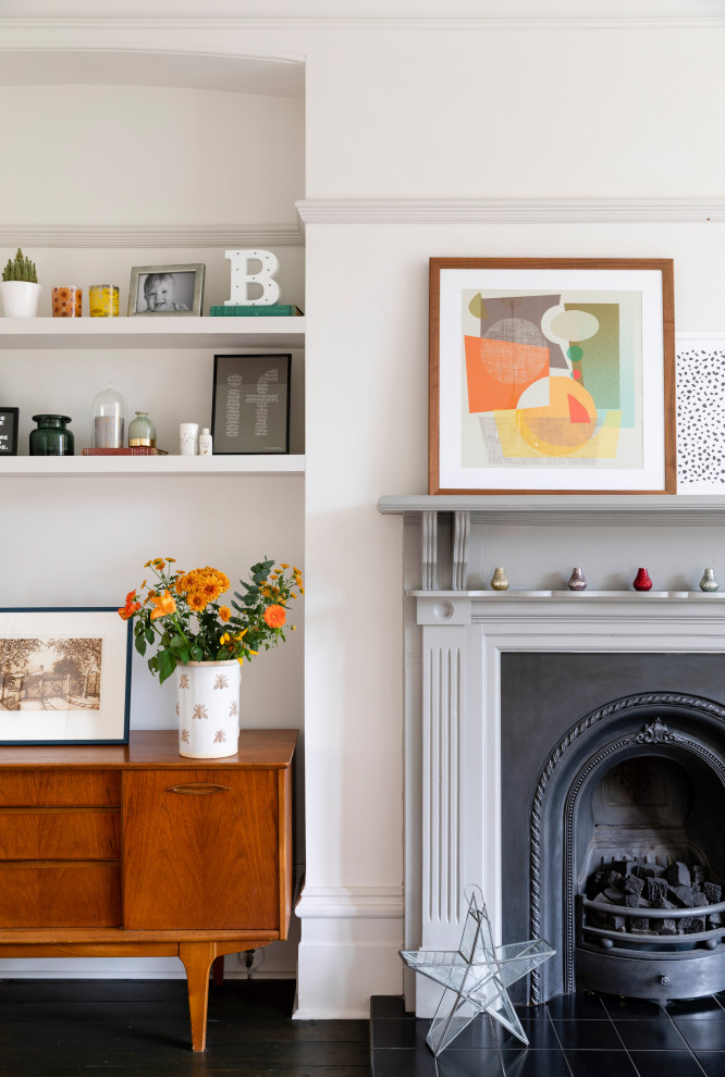 Eclectic living room.