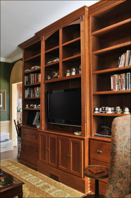 Traditional Built-In Library in Cherry