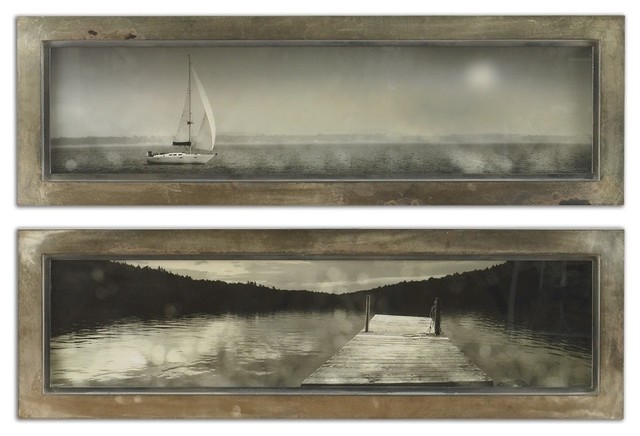 Uttermost Twilight Sail Framed Art Set of 2