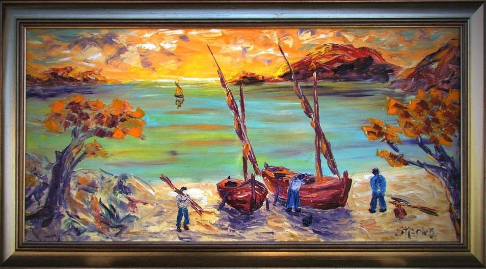 Stjepko Mamic "Impresia II" Oil Painting