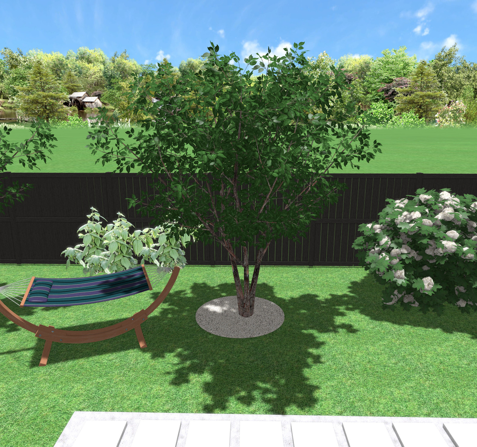 Проект участка с вертикальной планировкой. Подпорные стенки и перепады высот.