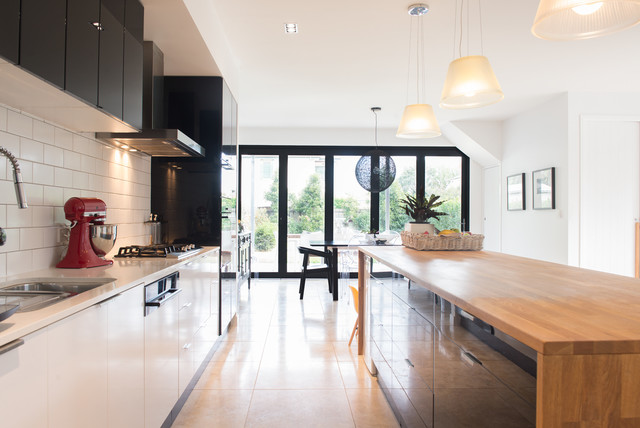 Nora Street transitional-kitchen