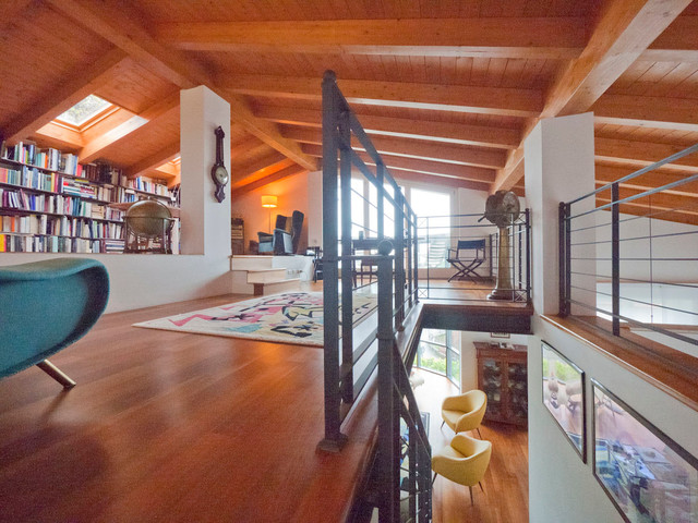 Loft-style attic rustic