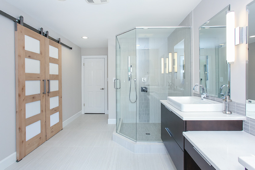 Gainesville Modern Master Bath and Closet