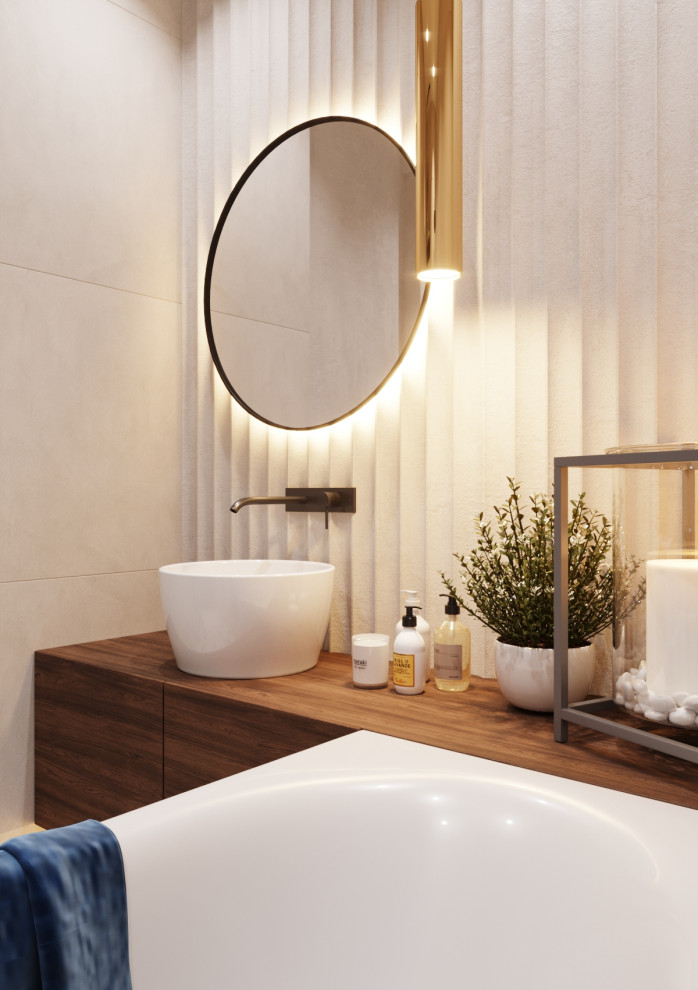 Двухкомнатная квартира 45 кв. м. в современном стиле