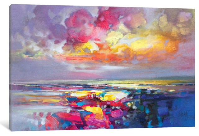 Primary Shore By Scott Naismith Canvas Print Contemporary Prints And Posters By Icanvas