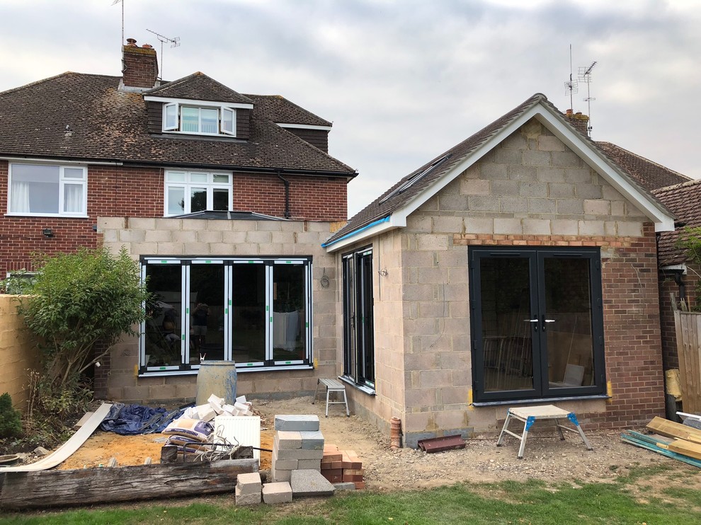Rear Extension Incorporating A Unused Garage