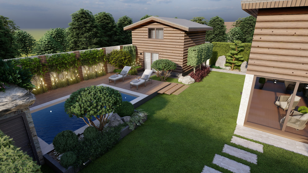 Сад: "Вечнозеленый оазис"