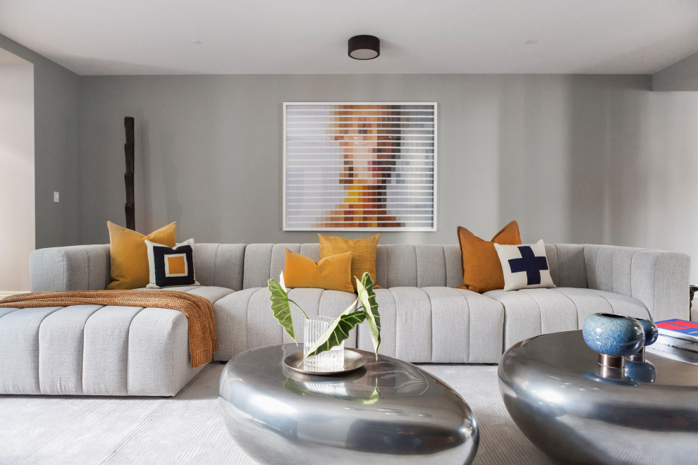 Living room - living room idea in New York