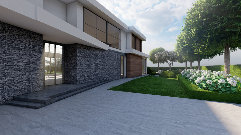 Лаконичный сад. КП Райт Вилладж