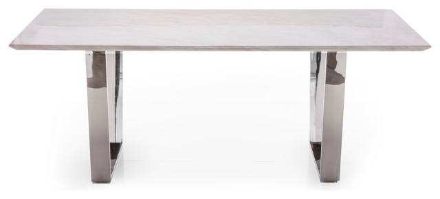 Versailles White Marble Dining Table Contemporary Tables Versailles White Marble Dining Table