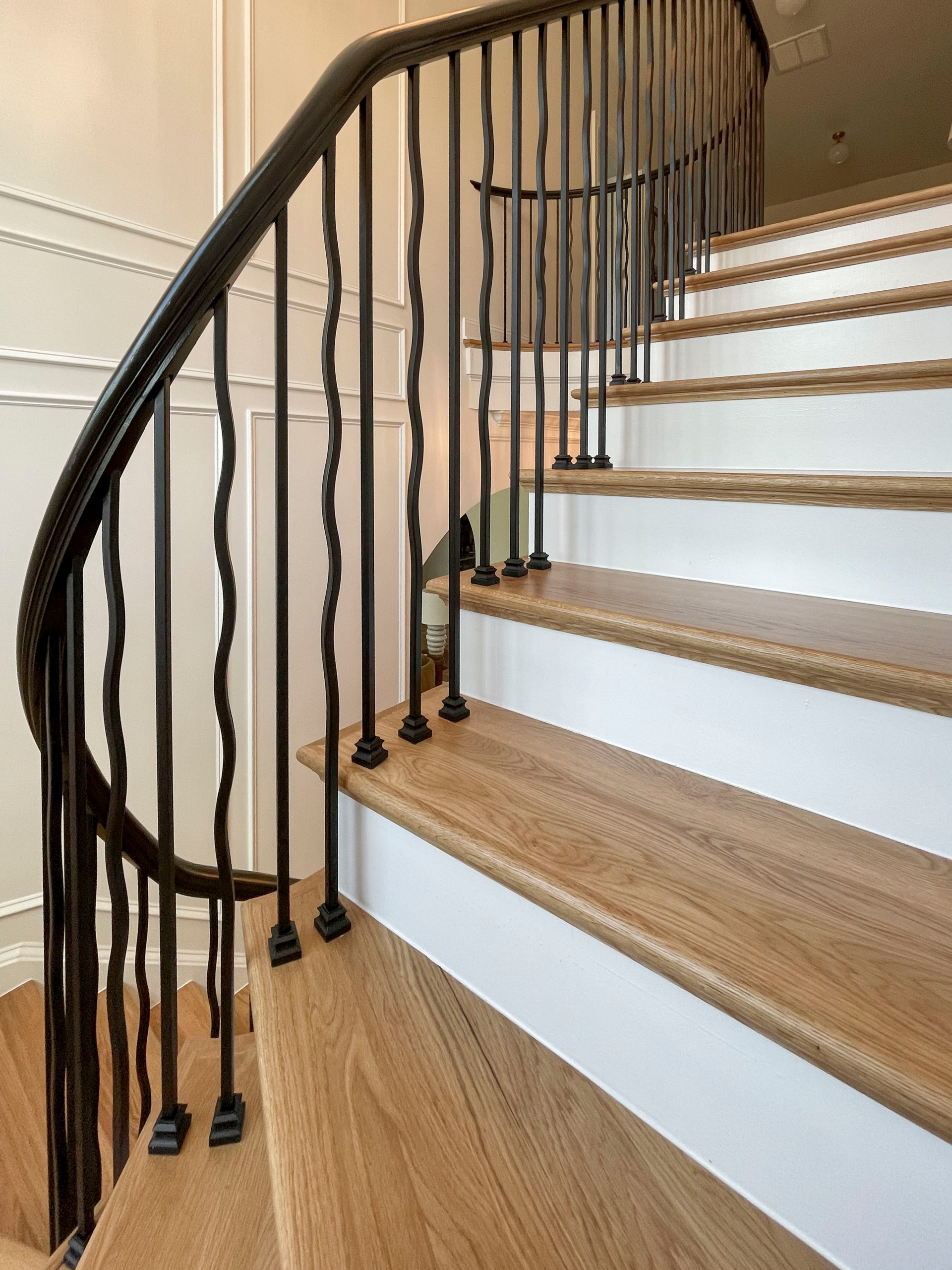 106_Modern Balustrade System Meets Traditional Winding Stairs, Aldie VA  20105