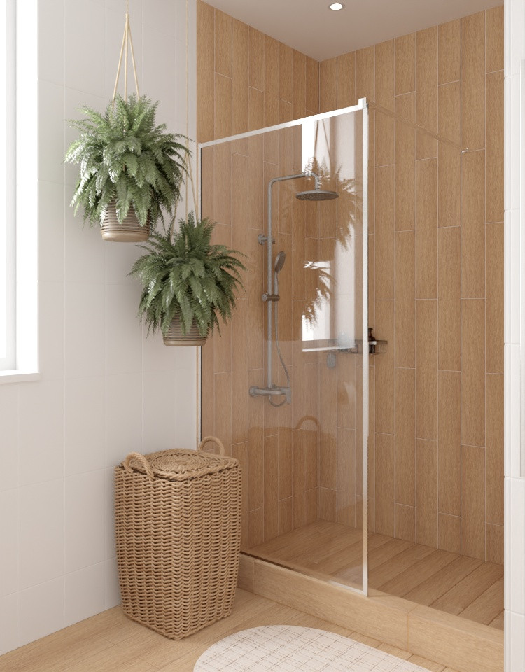 Частный дом в белом цвете