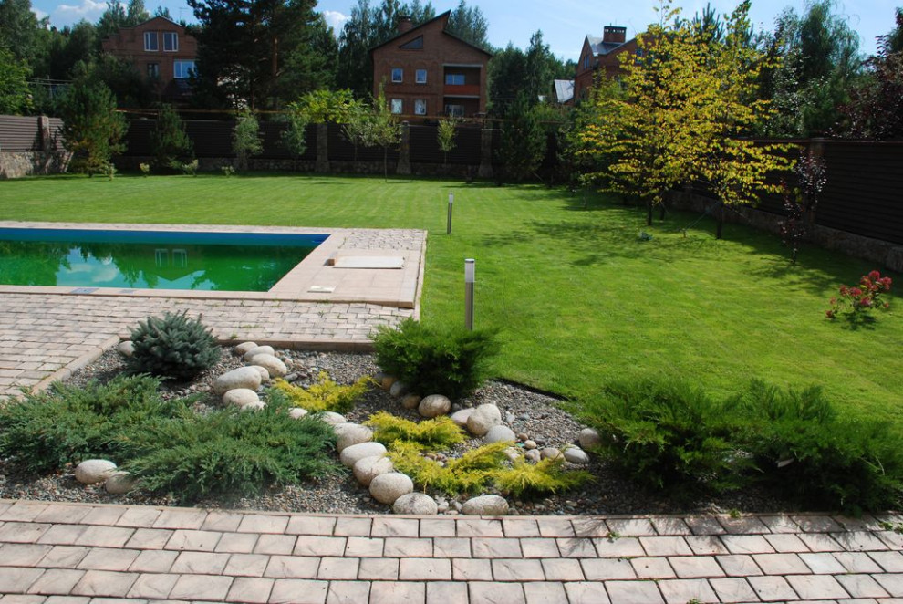 Ландшафтные работы  на частном участке "Вишневая"