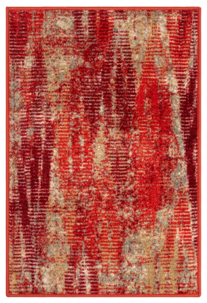 Brayton Abstract Foam Nylon Indoor Area Rug Contemporary Area Rugs