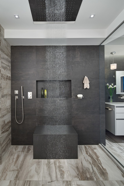 MAKE IT RAIN modern-badezimmer