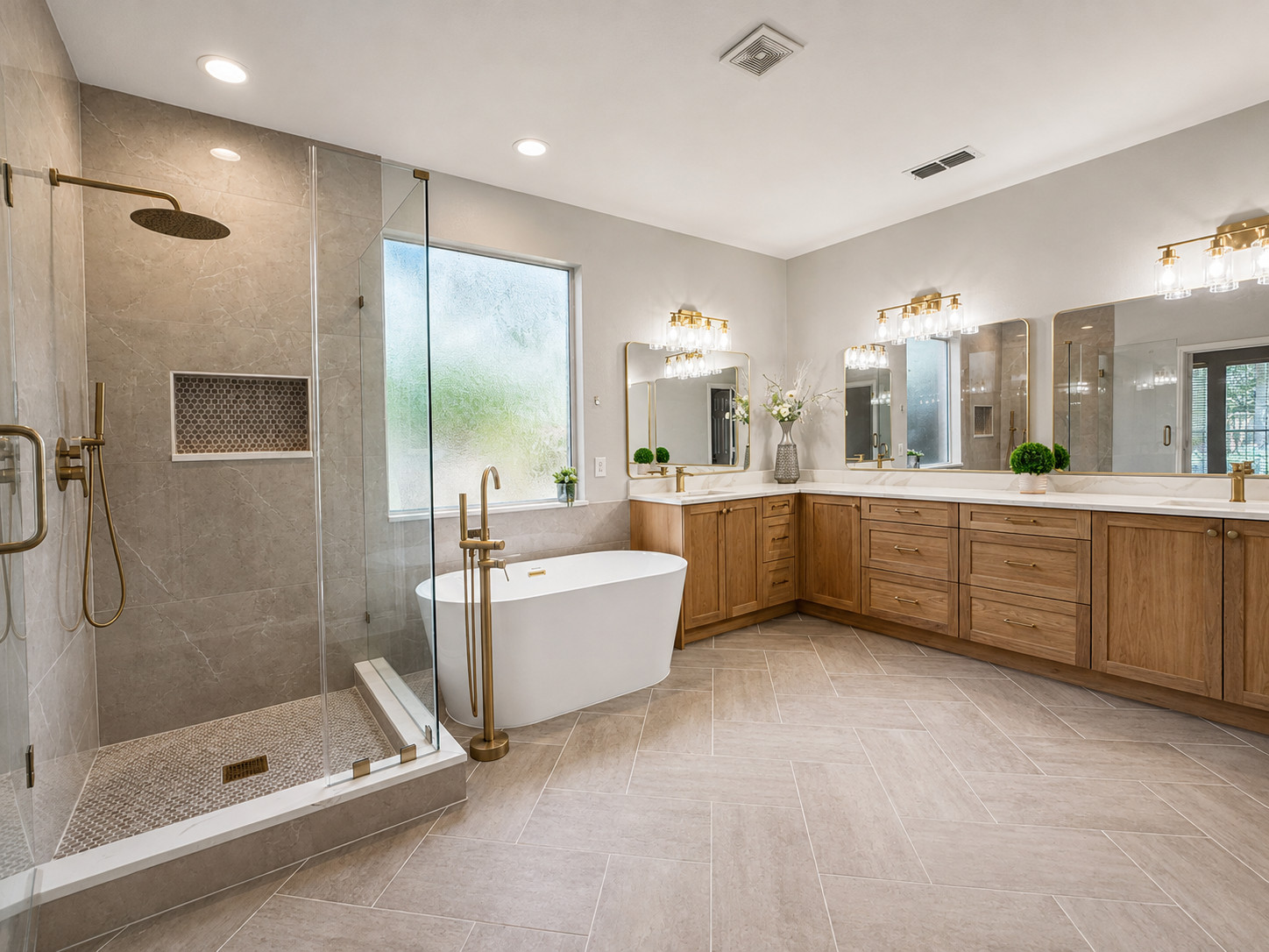 Allen, TX - Master Bathroom Remodeling