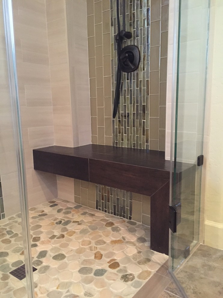 Example of a large transitional bathroom design in Phoenix
