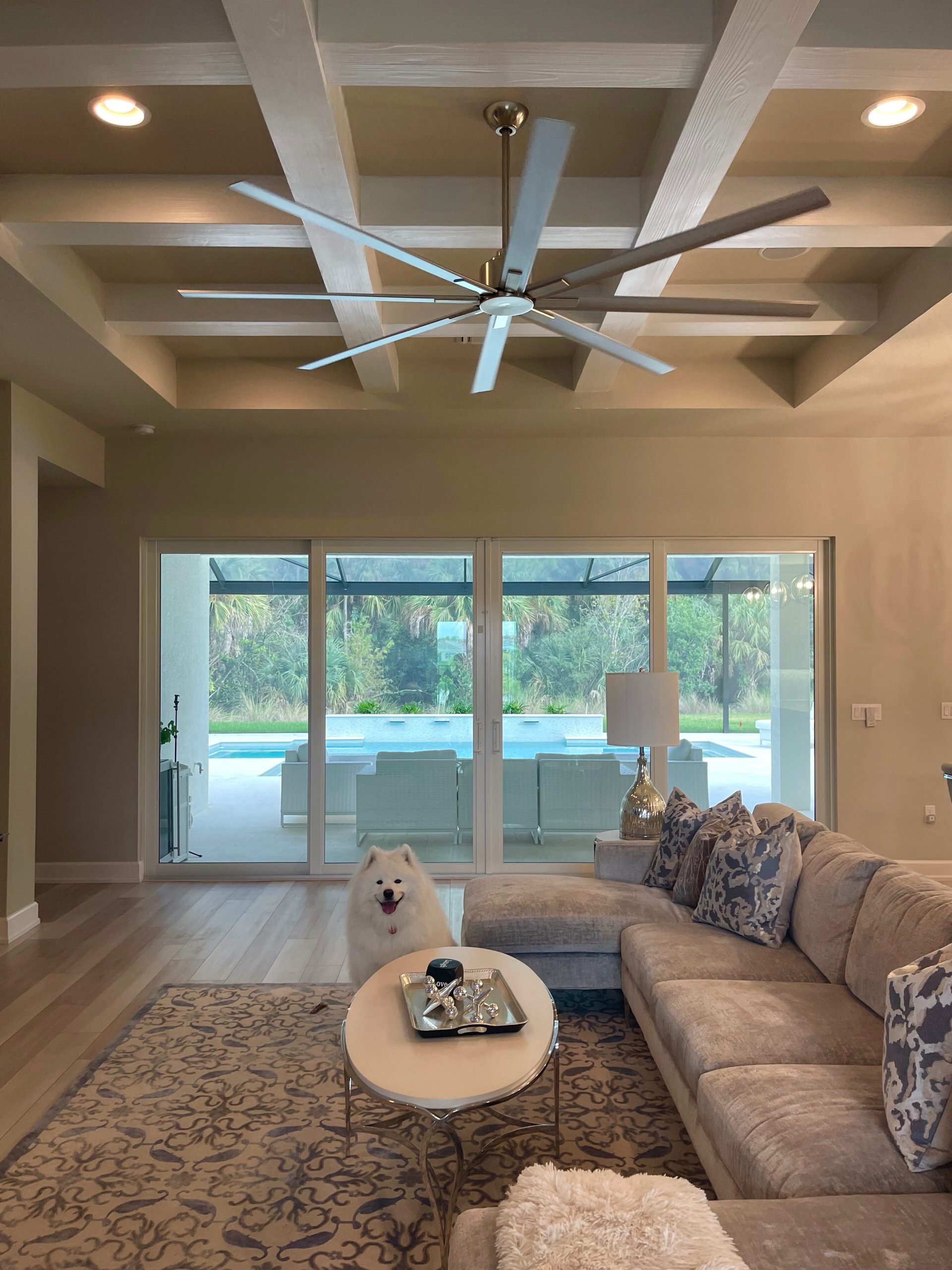 Ceiling beams and planks
