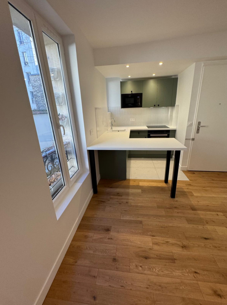 Projet Père Lachaise, rénovation d'un appartement de 34m2