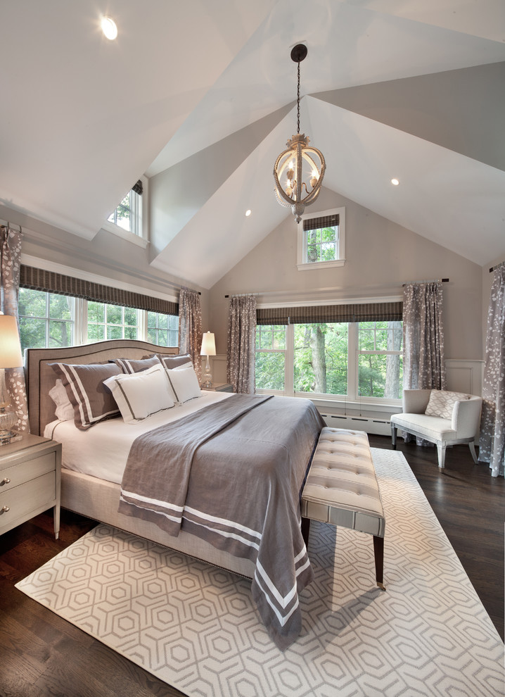 Inspiration for a traditional bedroom in DC Metro.
