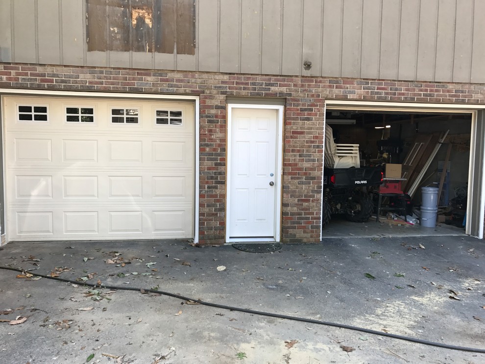 Do you paint door same color as garage doors or same as other doors???