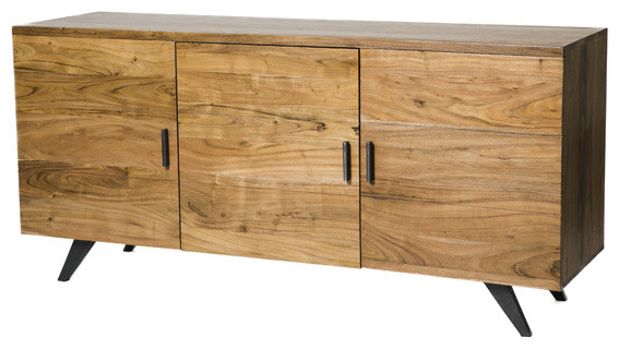 Augusta Industrial Sideboard, 3 Doors