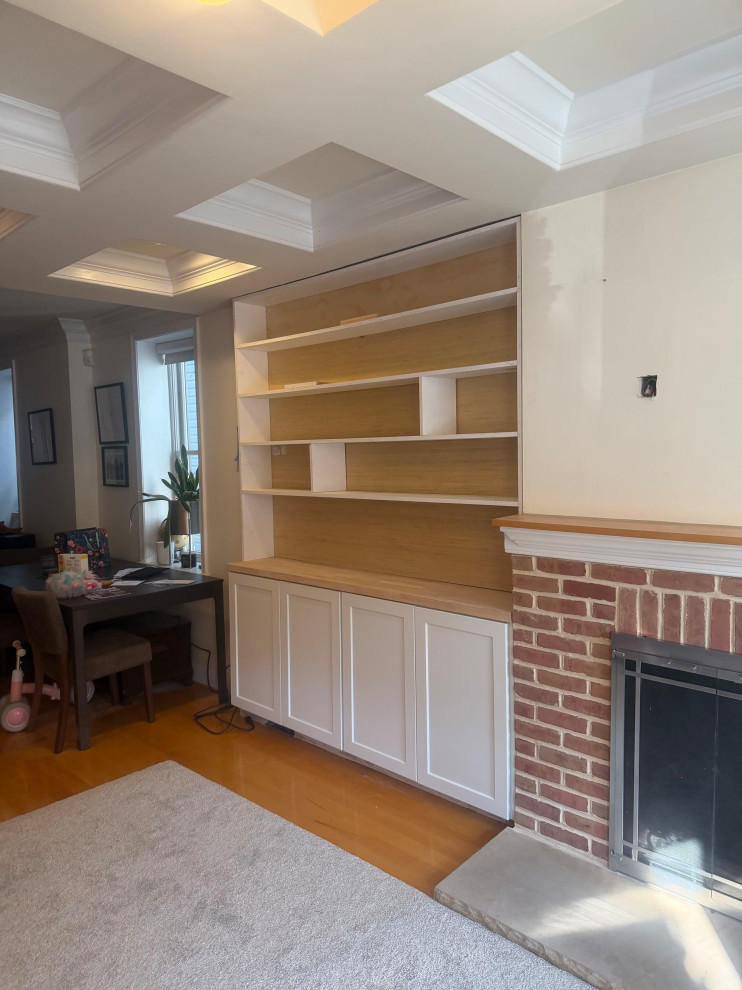Living Room Custom Bookshelf