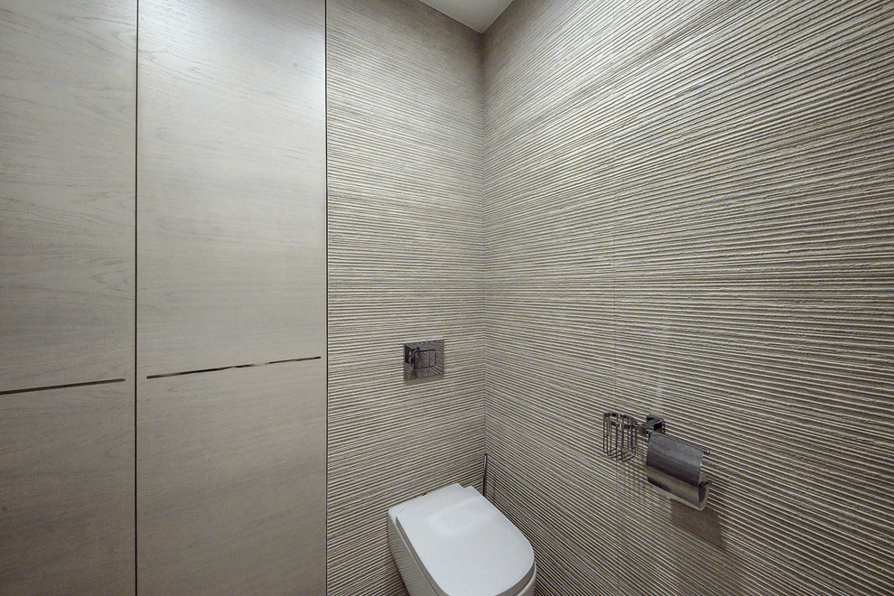 Дизайн квартиры в современном стиле с  акцентами.