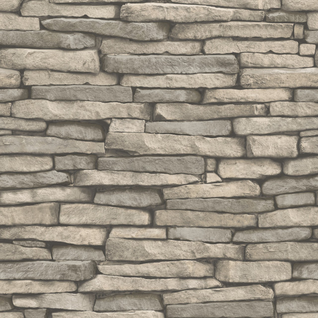 Hickory Creek Stone Peel and Stick Wallpaper Bolt