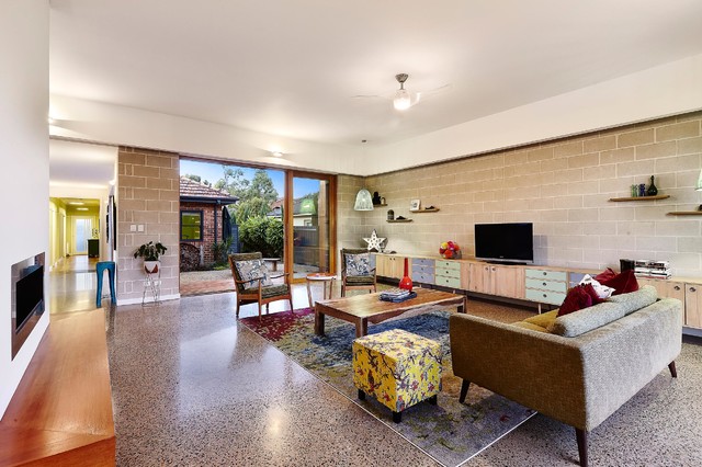 Northcote Residence contemporaneo-salon
