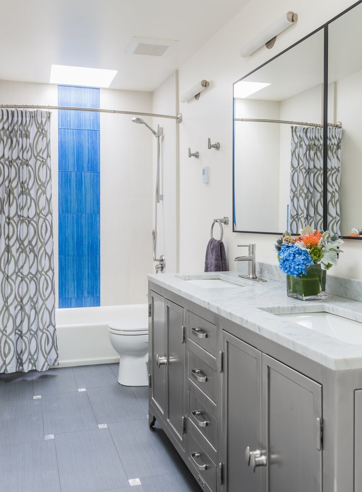 Example of a trendy bathroom design in San Francisco