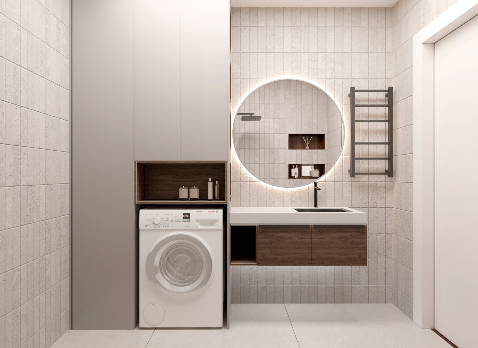 Проект: квартира 46м.кв в ЖК Премьер, г. Пермь