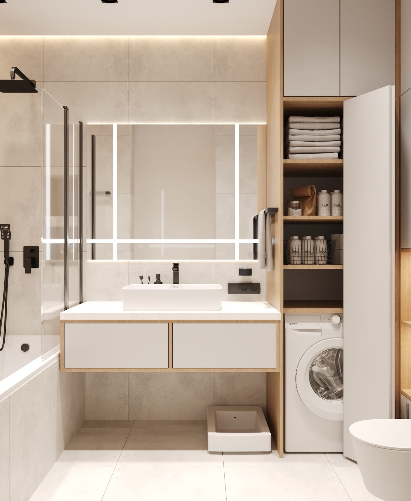 Санузел в ЖК Александровский