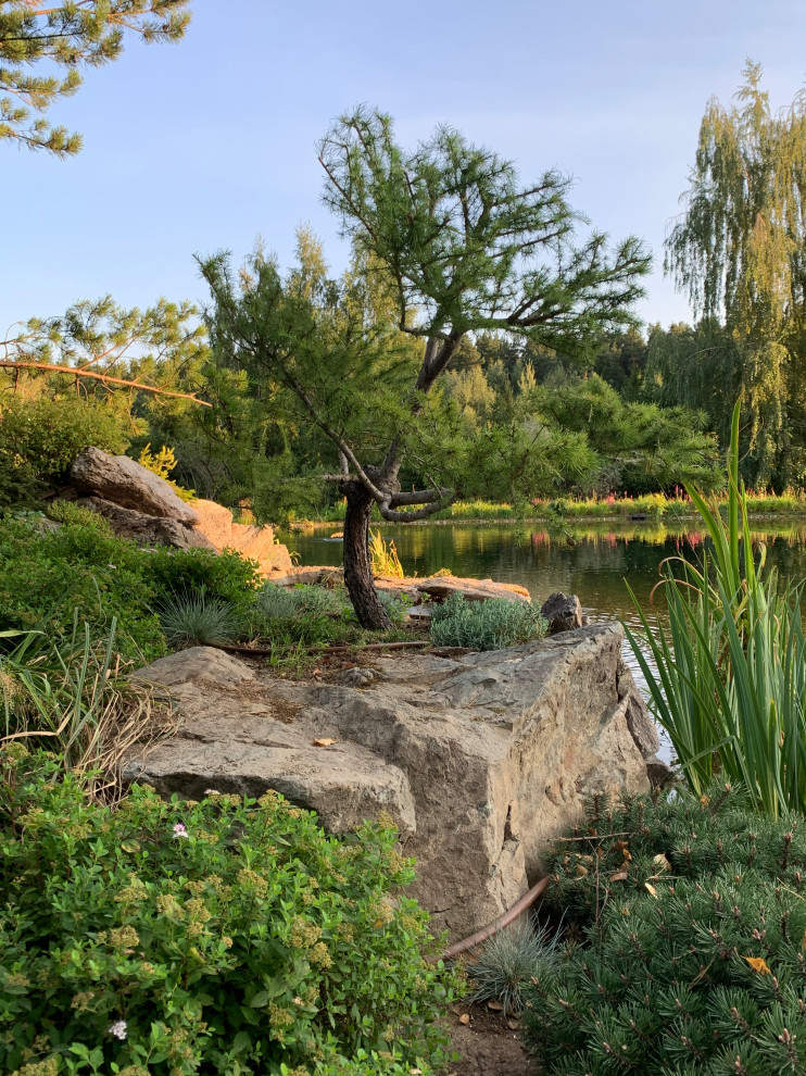 Проект сада с водоемом