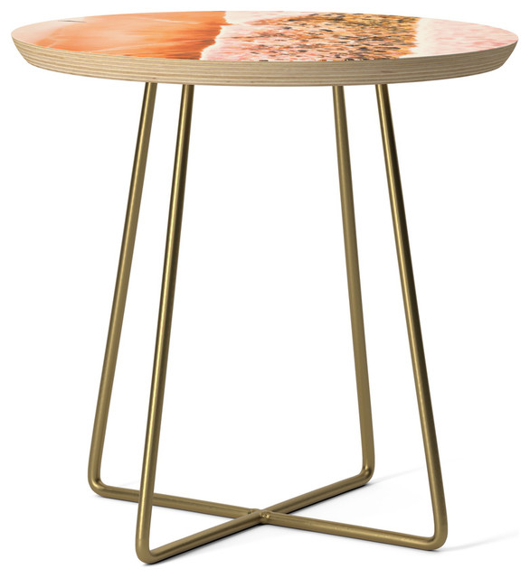 Society6 Side Table Birch Steel 19 Top View 01 By Littleb