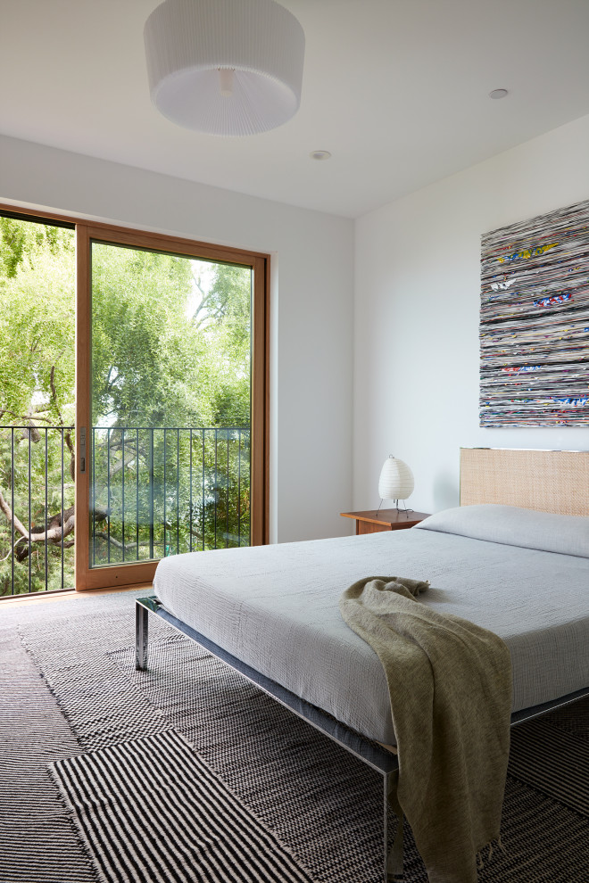 Trendy bedroom photo in San Francisco