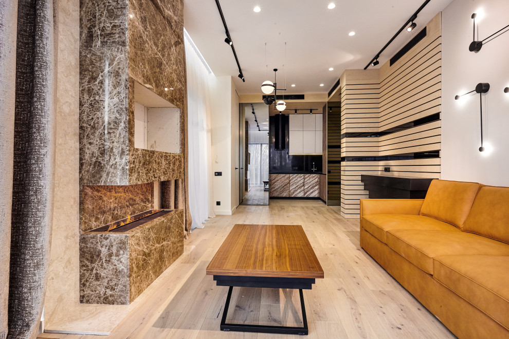 Кухня-Гостиная ЖК "Парк Рублёво"