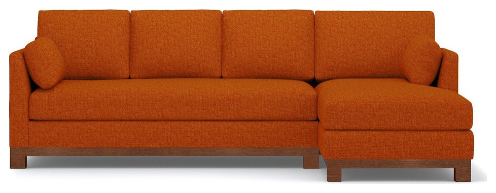 Apt2B Avalon 2-Piece Sectional Sofa, Sweet Potato, Chaise on Right